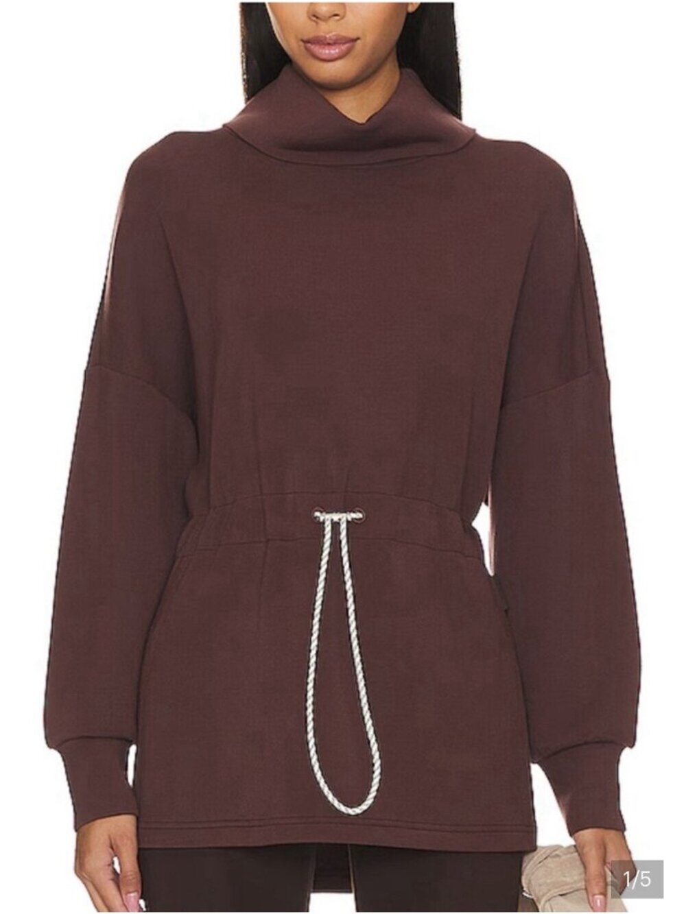 Varley Freya Sweatshirt Deep Mahogany Womens M Read